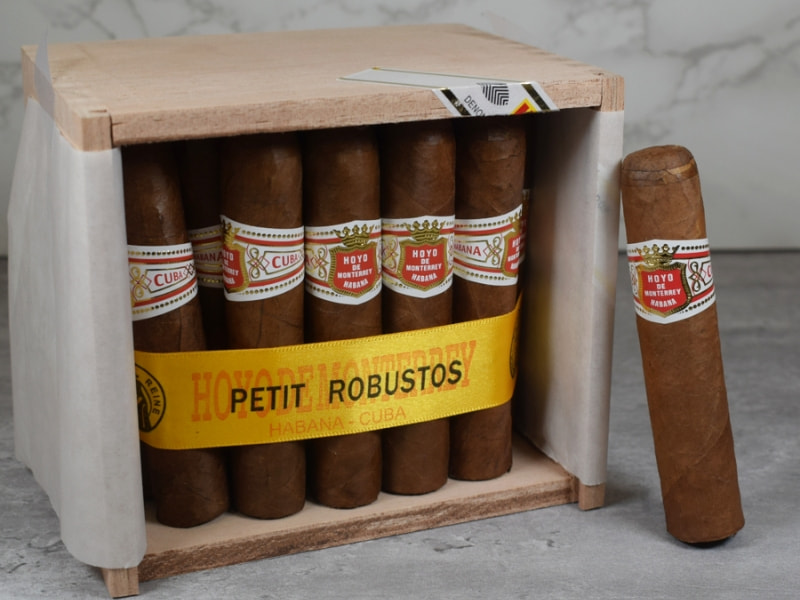Hình thức bên ngoài của xì gà Hoyo De Monterrey Petit Robusto